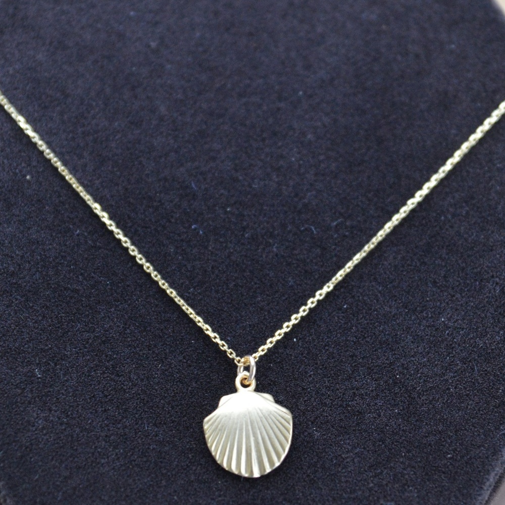 London Manori Vermeil Shell Necklace, 18"